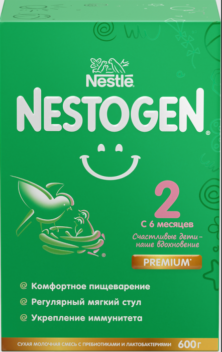 Смесь молочная Nestogen 2 с 6 месяцев 600 г