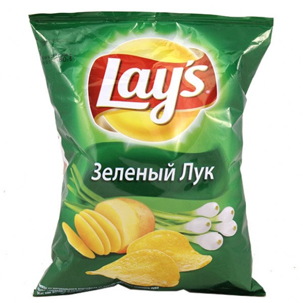 Чипсы Зеленый Лук  81 г.