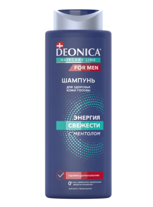 Шампунь мужской Deonica с ментолом 380 мл