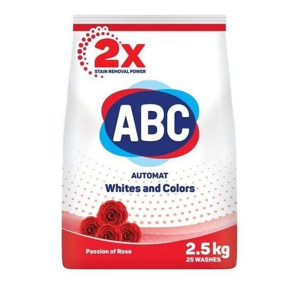 Порошок ABC 2,5 кг. для белого и цветного