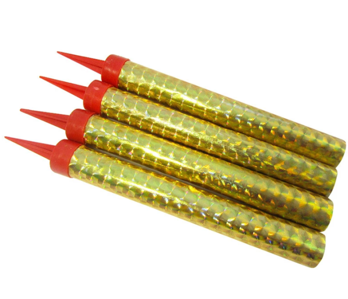 Свеча Фонтан настольный для торта 4 шт 30 сек.