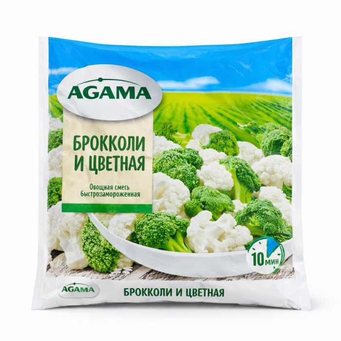 Agama Hortex Брокколи и цветная капуста 400 г.