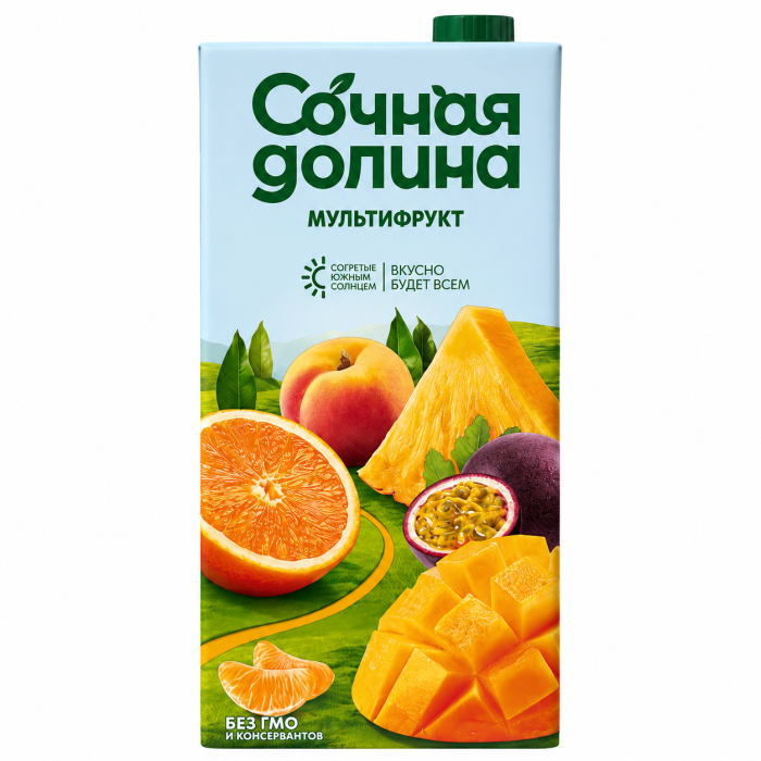 Нектар Сочная Долина Мультифрукт 1,93 л.