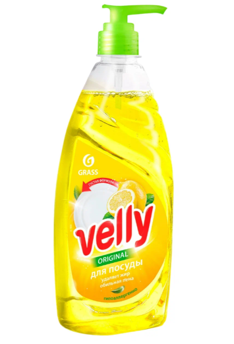 Грасс для мытья посуды Velly Лимон 1000 мл.