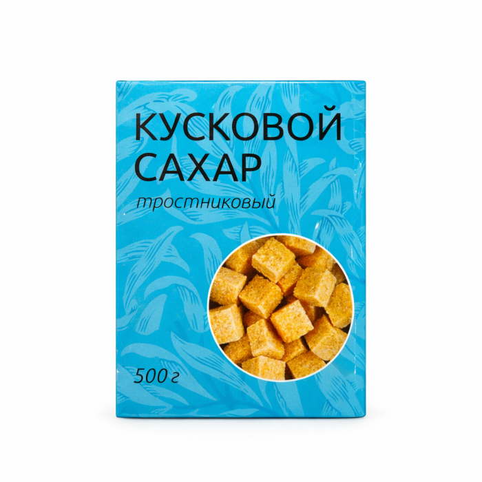 Сахар кусковой Тростниковый 500 г
