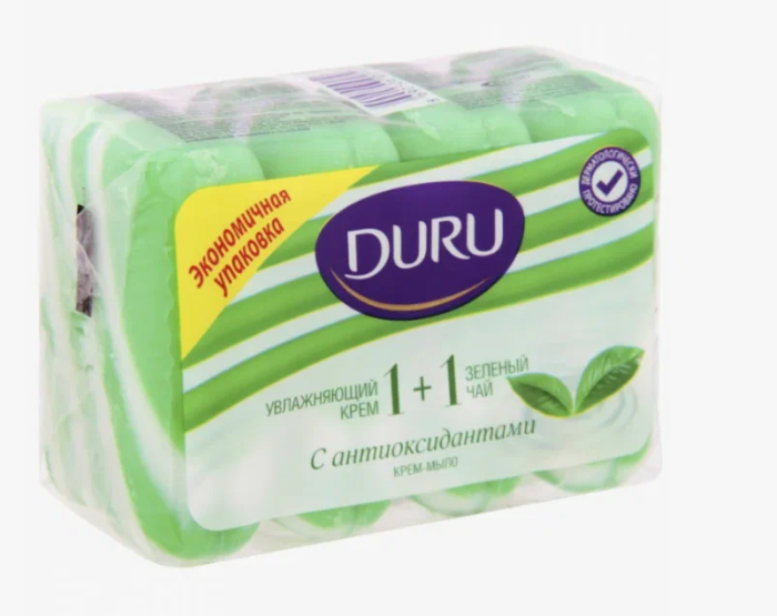 Мыло DURU Зеленый чай 4*90 г.