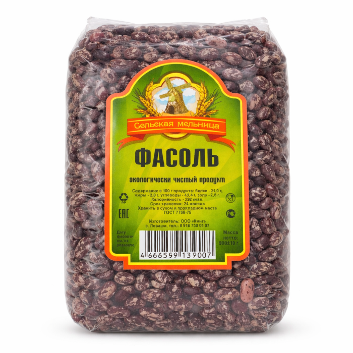 Фасоль красная Сельская мельница 900 г.