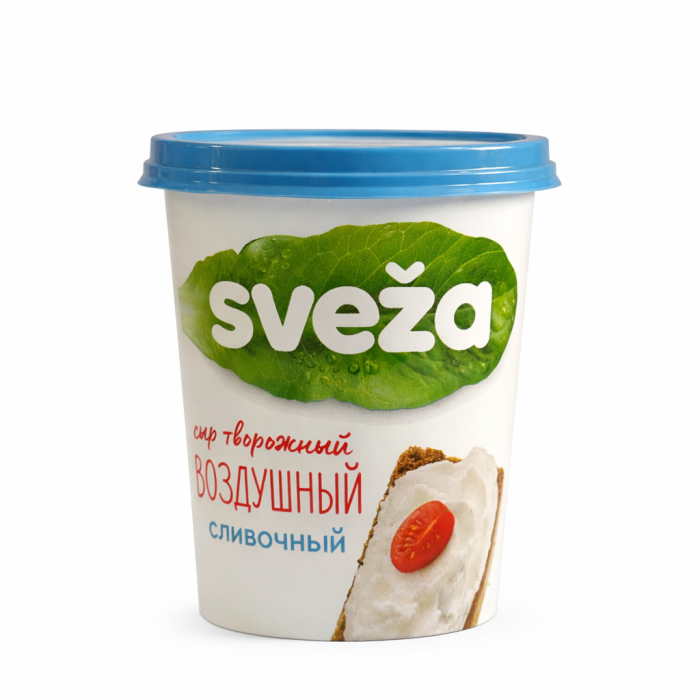 Сыр сливочный творожный воздушный Sveza 150 г.