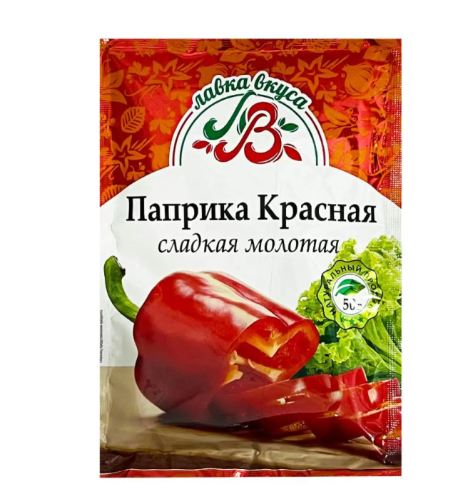 Паприка красная молотая сладкая Лавка Вкуса 50 г