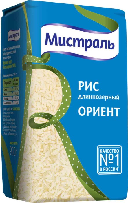 Рис янтарь Ориент 900 г.