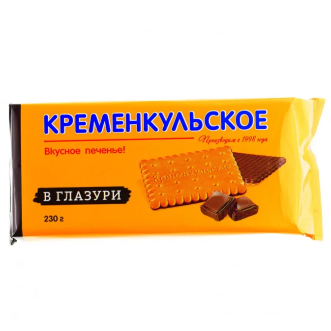 Печенье Кременкулькое в шок глазури 230 г