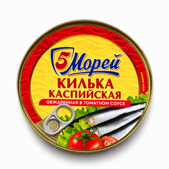 5 Море килька касп. обжар. в т/с. 240 г.