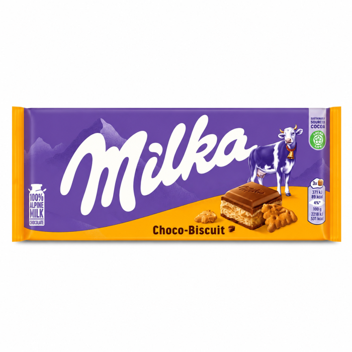 Шоколад Милка Nelino Choco &amp; Biscuit 80 г