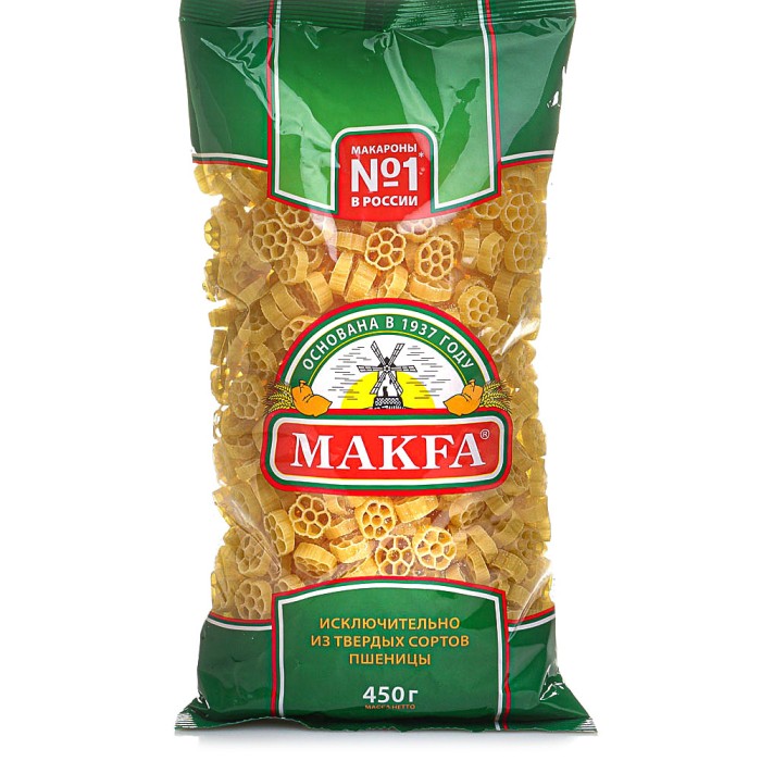 Макфа макароны  450 гр Цветочки