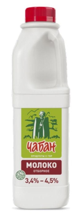 Молоко Чабан 3,4% - 4,5% 930 г