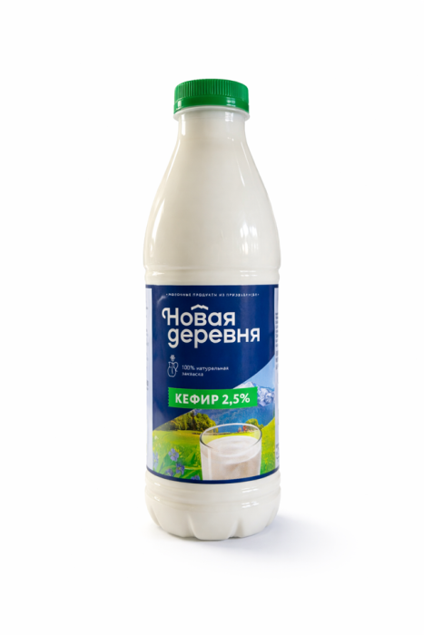 Кефир Новая деревня 2,5 % 900 мл.