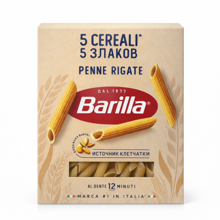 Barilla Макароны Penne Rigate 5 злаков 450 г
