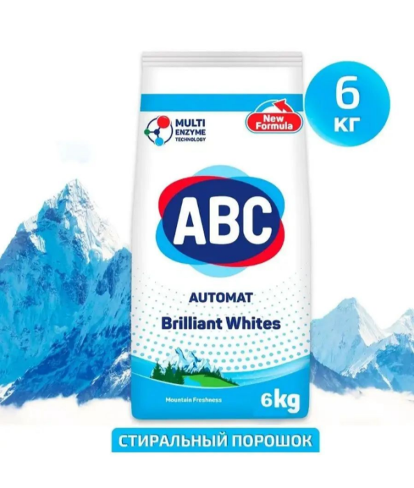 ABC Порошок Горная свежесть Автомат 6 кг.