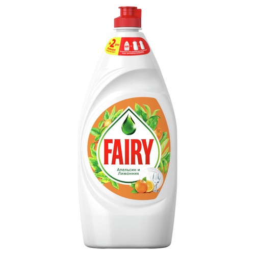 Fairy средство для мытья посуды Апельсин и лимон 900 мл.