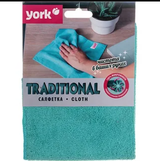 Салфетка из микрофибры традиционная York 1 шт