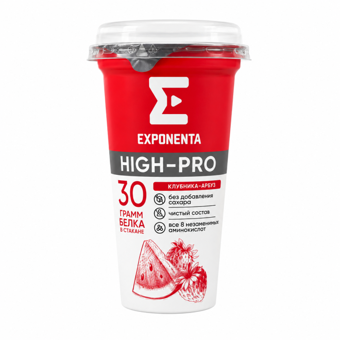 Напиток Exponenta клубника-арбуз 250 г