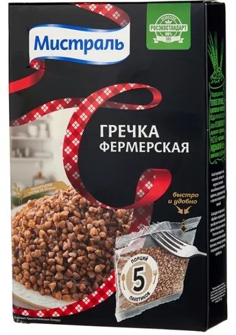 Гречка фермерская Мистраль 400 г