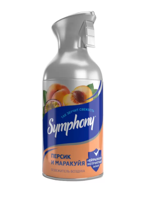Освежитель воздуха Симфония Персик и маракауйя 250 мл.