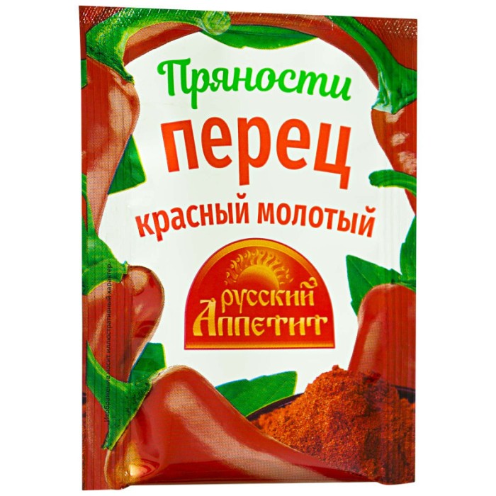 Перец красный молотый русс. аппетит 10 г.