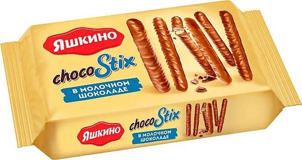 Печенье Яшкино ShocoStix 130 г