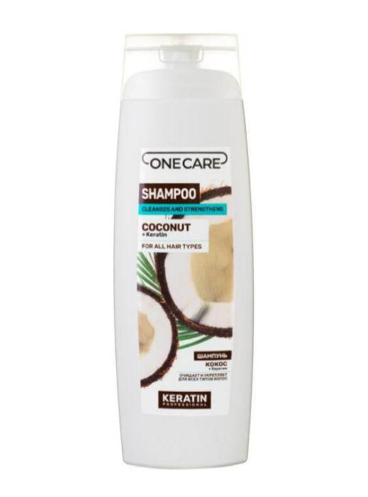 Шампунь для волос Кокос ONE CARE 400 мл