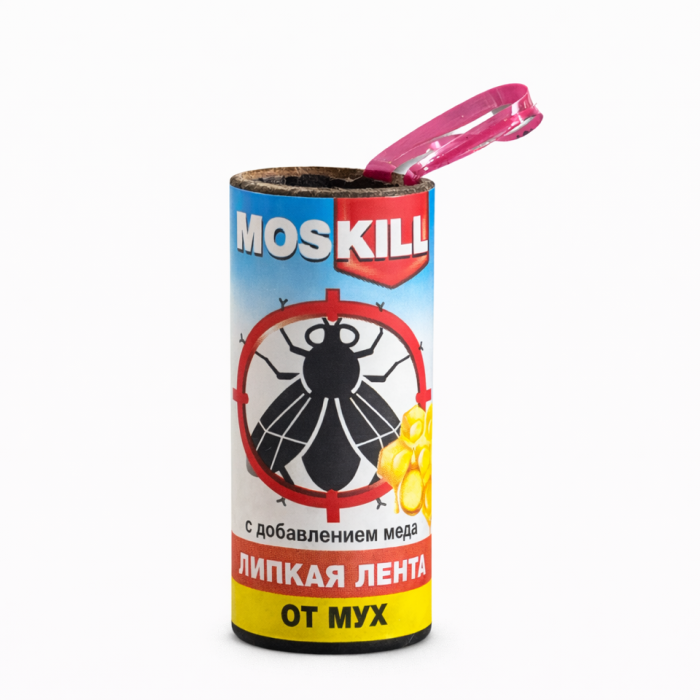 Липкая лента от мух с доб. мёда Москилл 1 шт
