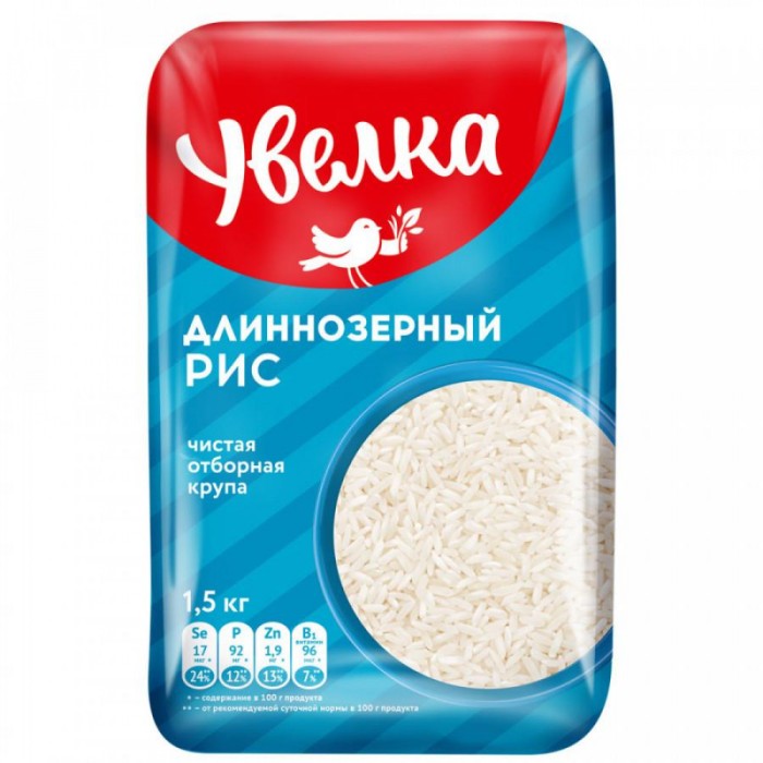 Рис Увелка 1,5 кг.