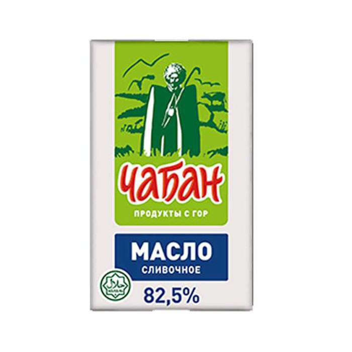 Масло сливочное Чабан 82,5% 180 г.