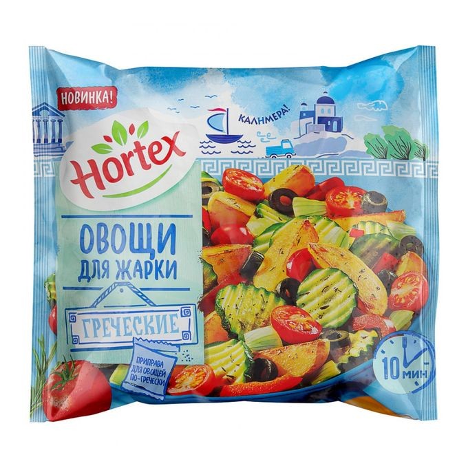 Овощи для жарки по Гречески Хортекс 400 г.