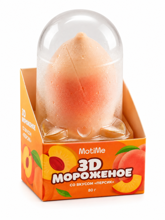 Корпусное мороженое в глазури со вкусом персик 80 гр