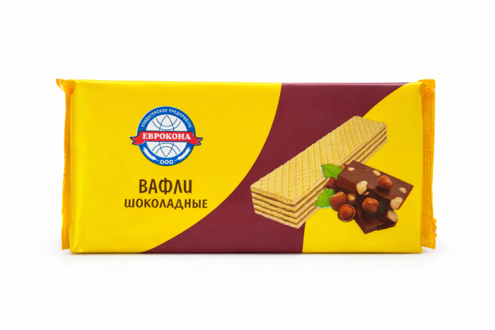 Вафли Шоколадные Евроконд 300 г