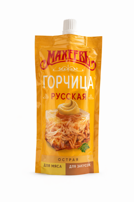 Горчица Махеев русская острая 140 г