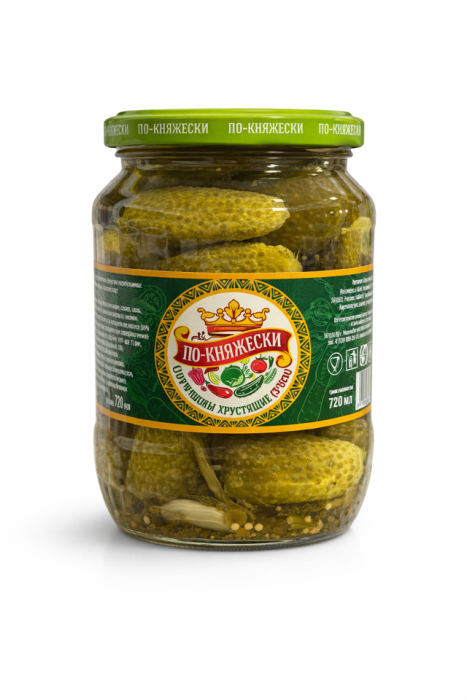 Корнишоны По-княжески мар. 3-6 см. 670 г.