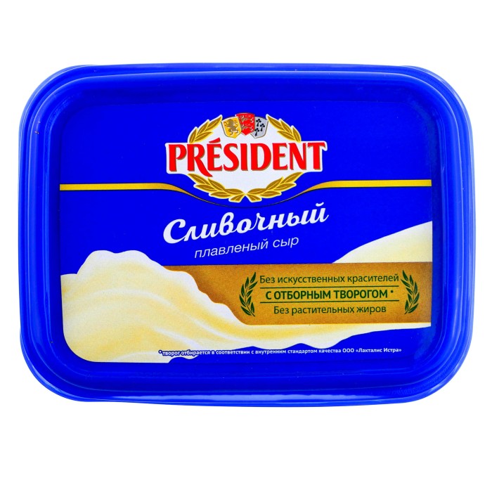 Сыр президент сливочный 45% 200 гр