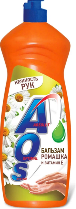 AOS средство для мытья посуды Бальзам ромашка 900 мл.