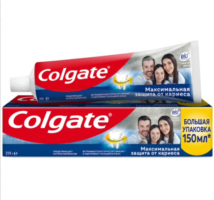 Colgate зубная паста Макс. защита от кариеса 150 мл