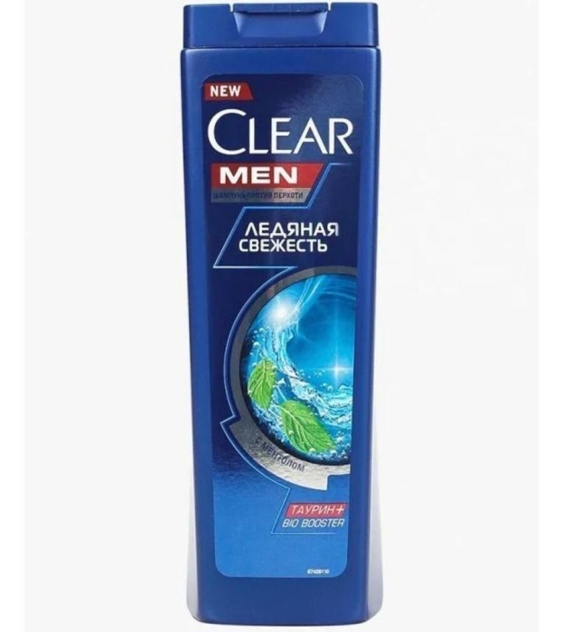 Шампунь-гель бальзам Clear с ледяным ментолом 400 мл
