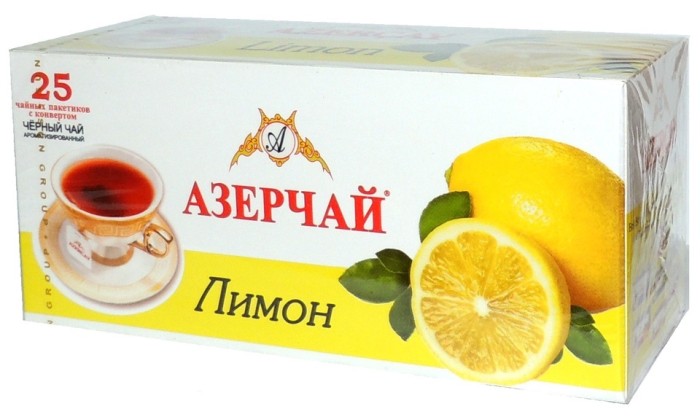 Азерчай с цедрой лимона 25 пак.