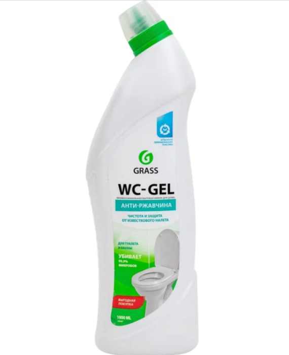 Для туалета и ванной WC-Gel 1000 мл