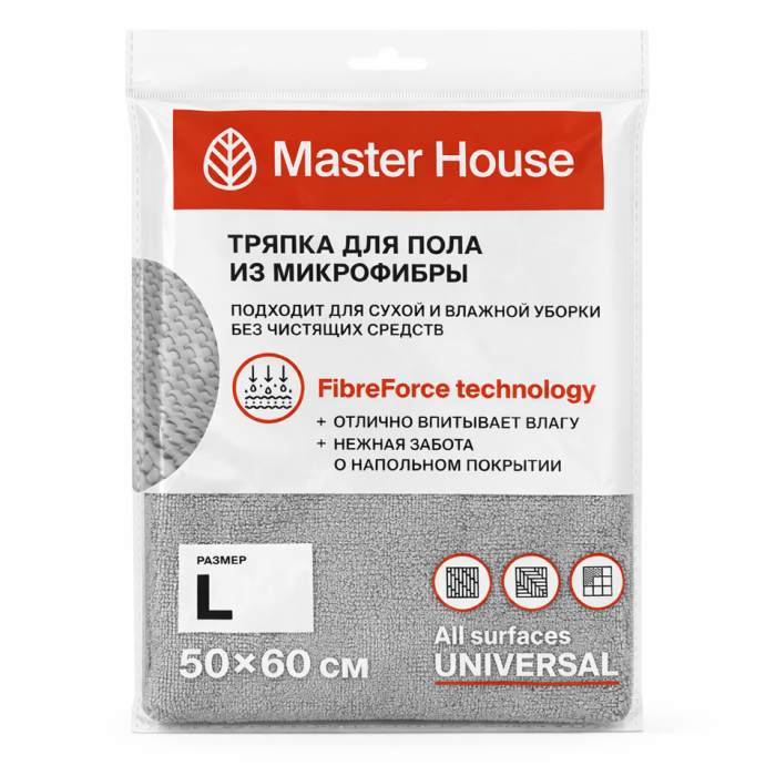Тряпка для пола Master House L 1 шт